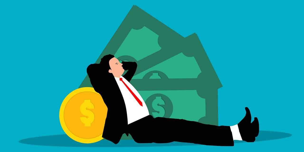 Man thinking about money