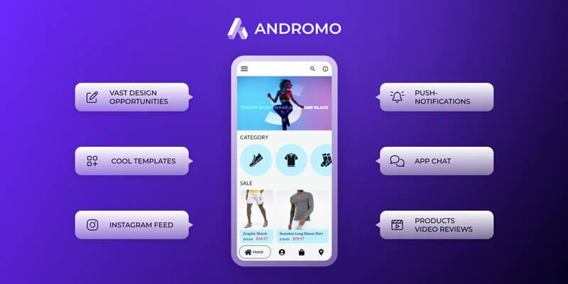 Andromo Shopify app
