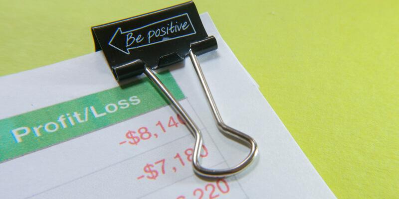 Sheet showing profit or loss
