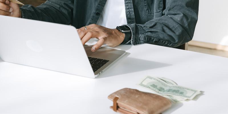 Man working on computer