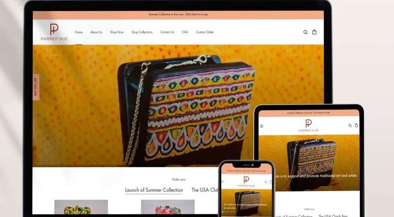 Custom Shopify redesign.