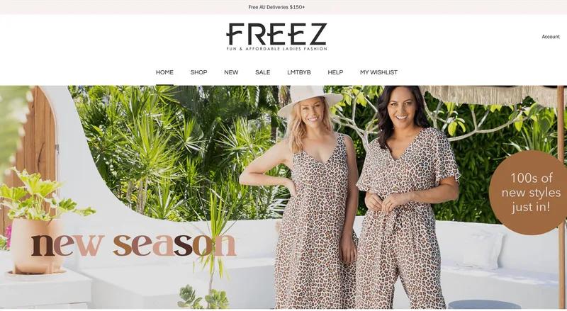 Freez - Migration to Shopify, Design, SEO Migration