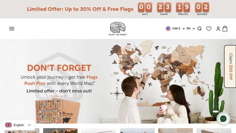 Enjoy The Wood - Full Website Development and Support