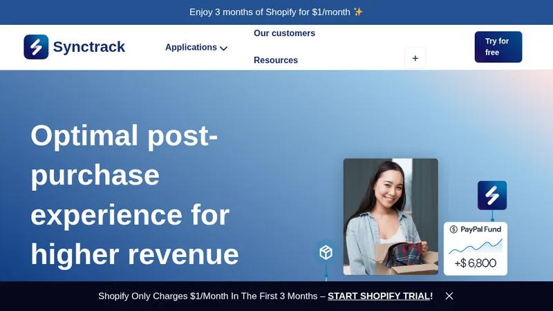 Synctrack PayPal Tracking Sync