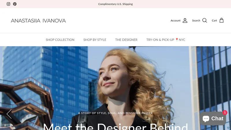 Branded women's clothing store on Shopify