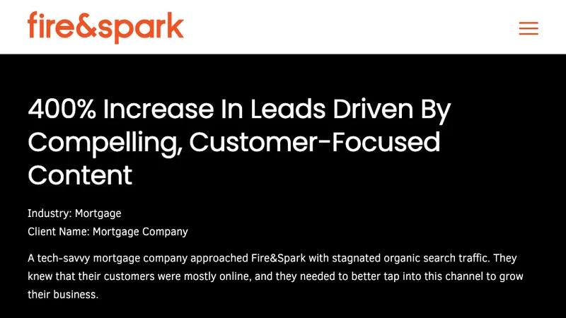 400% Increase In Leads Driven By Compelling, Customer-Focused Content