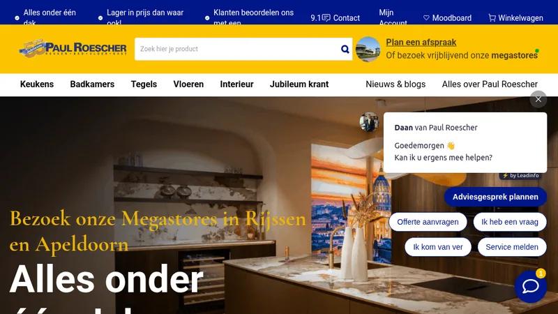 Paul Roescher - 100% maatwerk Shopify webshop