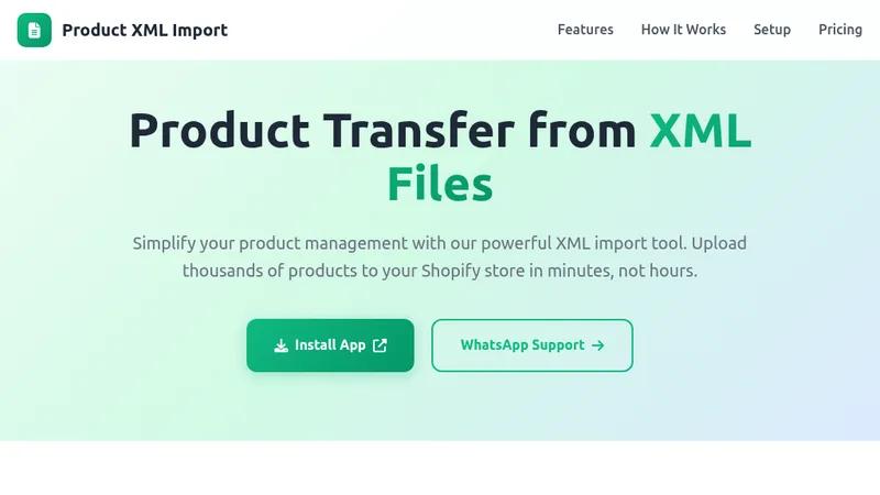 Product Xml Import Eklentisi