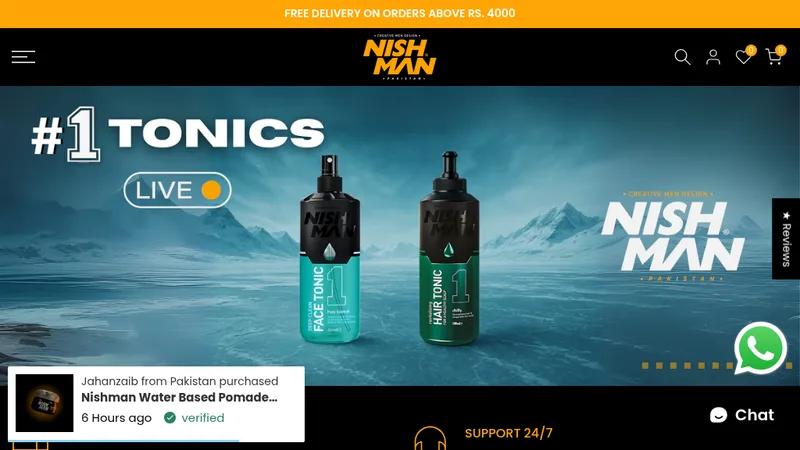 Nishman Pakistan: Innovative Shopify Store Using Kalles Theme