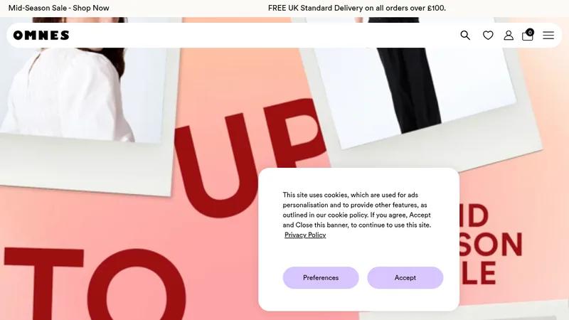 Shopify Plus Enhancements for Sustainable Fashion Brand Omnes