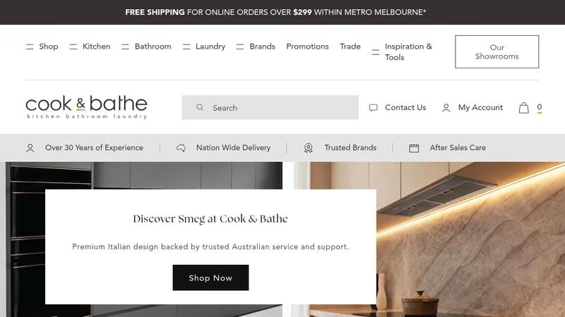 Driving Conversions & SEO for Cook & Bathe via Shopify Development