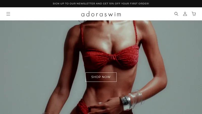 Elegant Shopify Rebuild for Sustainable Swimwear Brand Adora Swim