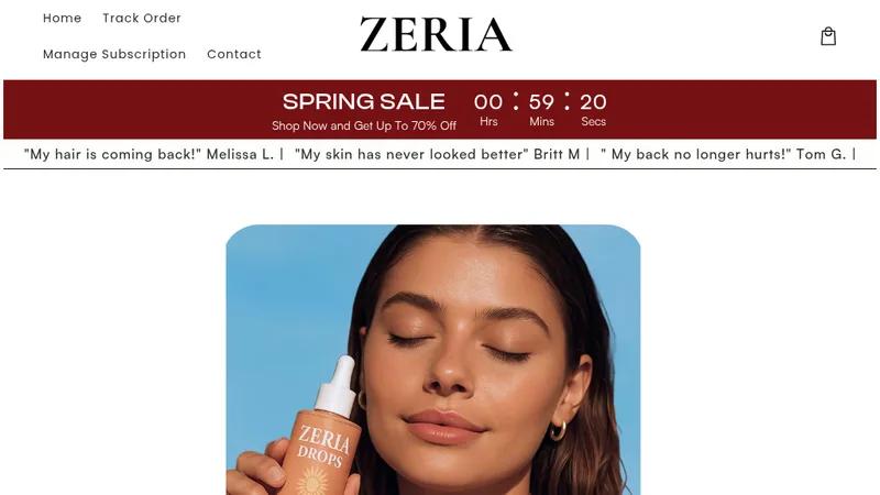 CRO redesign for a sunless tanning brand