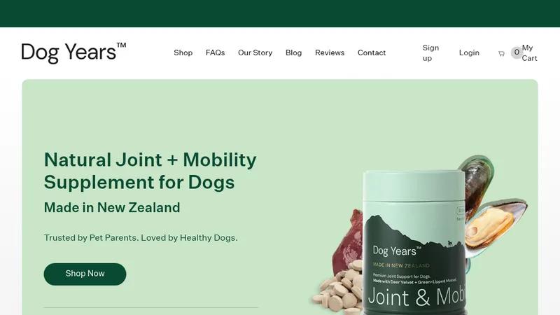 Dog Years | Supplements - Subscription Sales for Pets on Shopify
