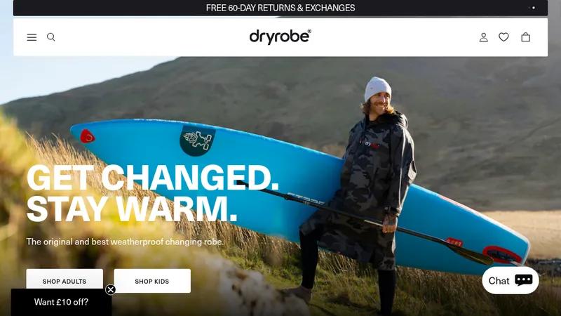 Dryrobe | CRO & Site Management