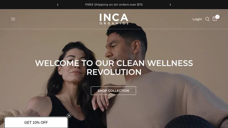 Inca Organics - Shopify store design & migration