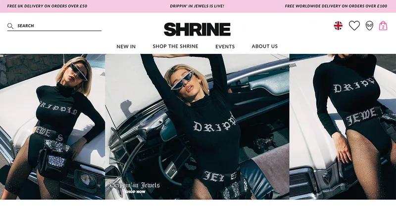 The Gyspy Shrine: Custom Website Design, Development &Store Migration