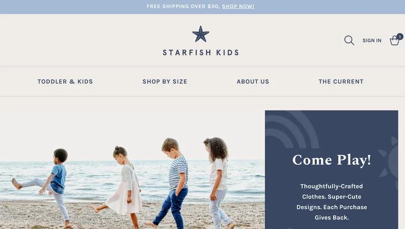 Starfish Kids Custom Theme Development
