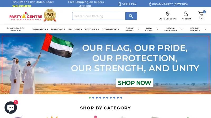 Party Centre – Oracle Commerce Cloud to Shopify Plus Migration