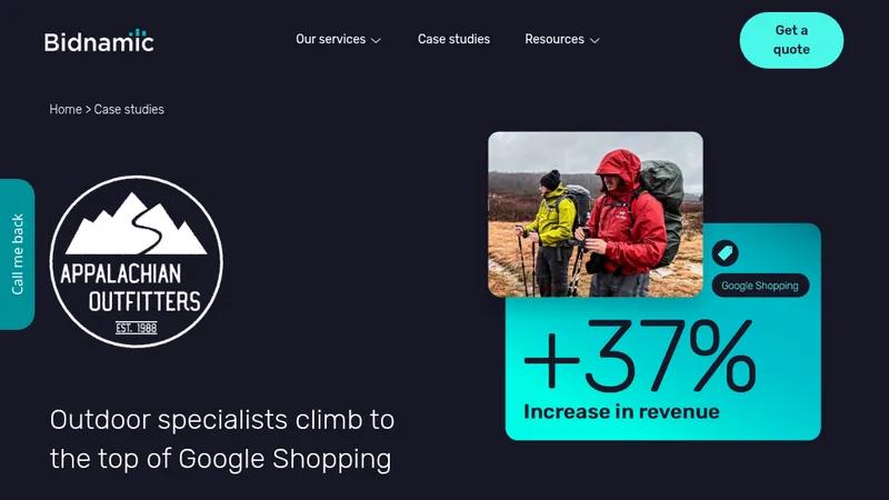 Appalachian Outfitters sell more with 0.5s landing page load speed