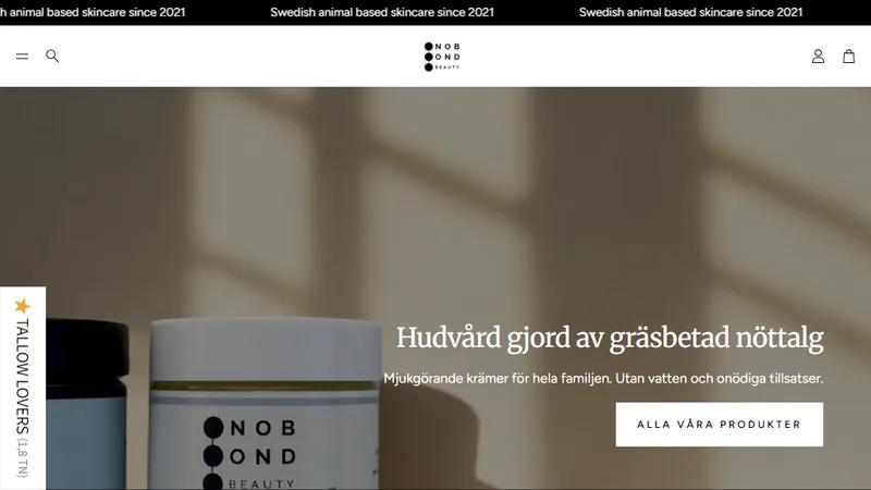 No Bond Beauty - Migrering från Wix till Shopify