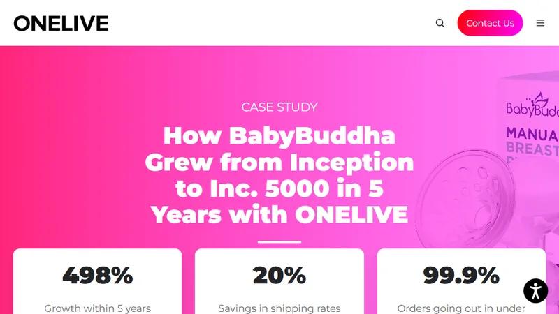 [Case Study] ONELIVE Helps BabyBuddha Achieve 498% Growth in 5 Years