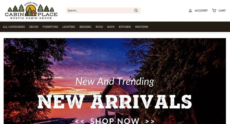 Cabin Place - Migration to Shopify, Design, SEO Migration