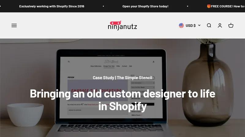The Simple Stencil - Custom Product Designer✏️