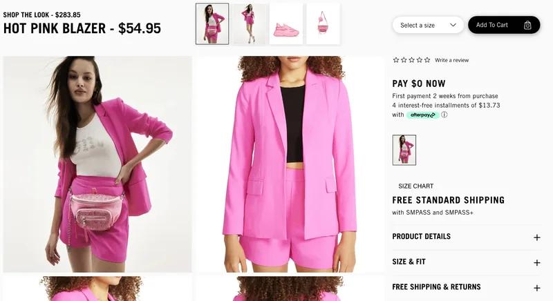 Steve Madden - Multi Product Page