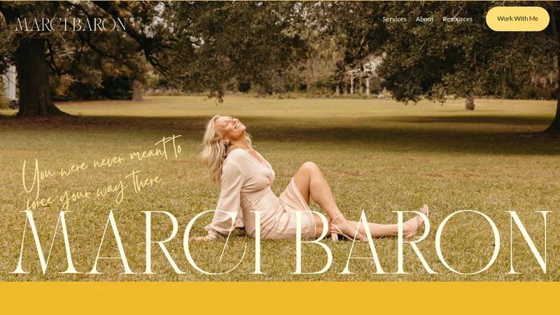 Marci Baron Clears website development + ongoing digital strategy