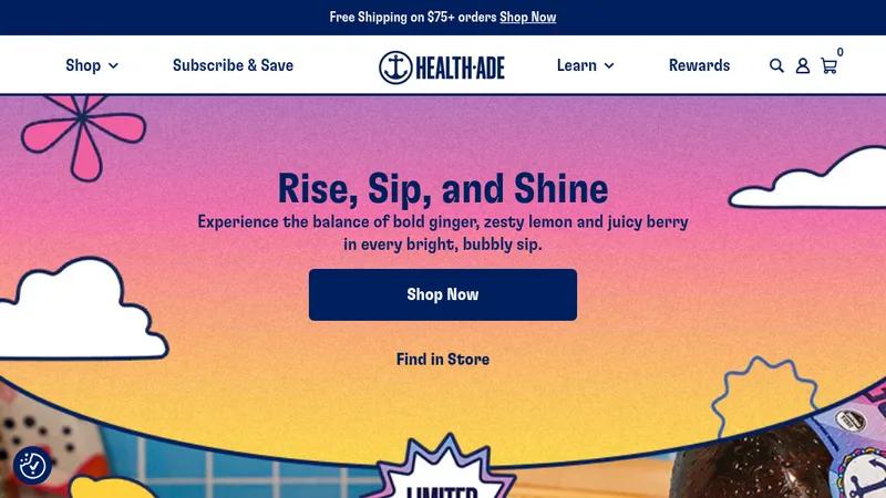 Ongoing Website Management for a kombucha brand, Health-Ade