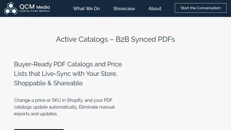 Shopify App: Active Catalogs - Synced PDFs