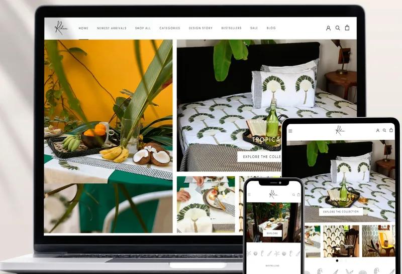 Shopify store redesign