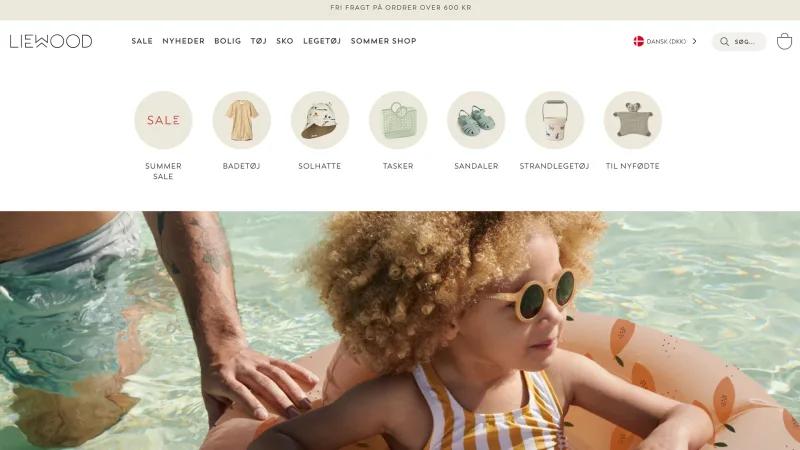 The website signifies a strong collaboration between Liewood and 8Kilo