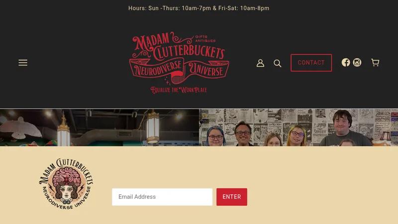 Madam Clutterbuckets website redevelopment