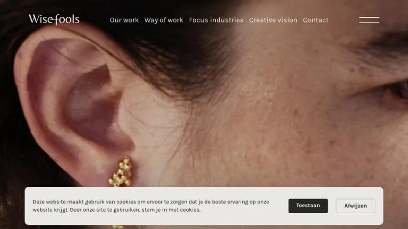 Jewelry designer Line Vanden Bogaerde