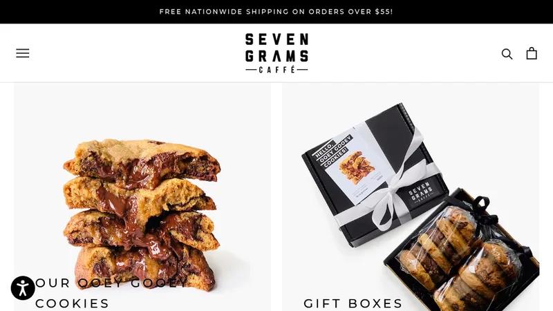 Custom Designed & Developed Store for Coffee Brand Seven Grams Caffe