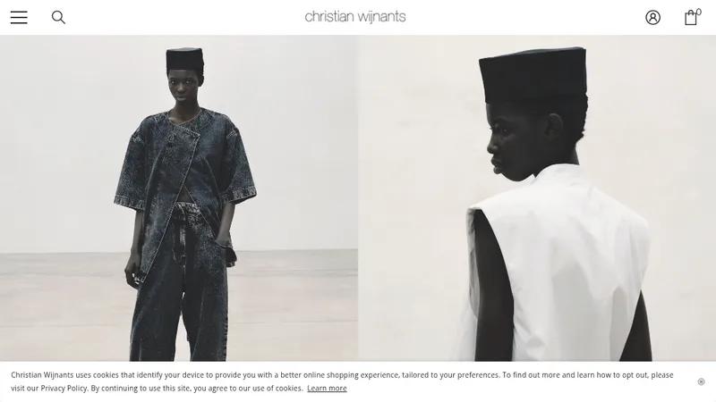 Fashion industry - Christian Wijnants