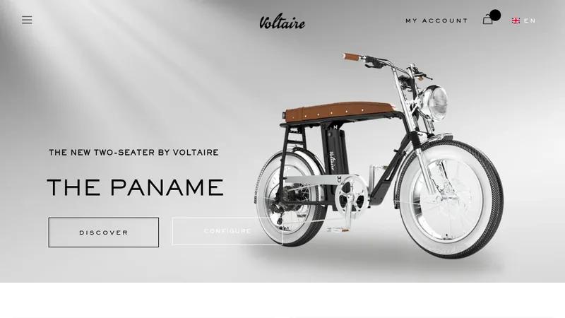Voltaire - Vélo électrique vintage - Refonte et migration vers Shopify