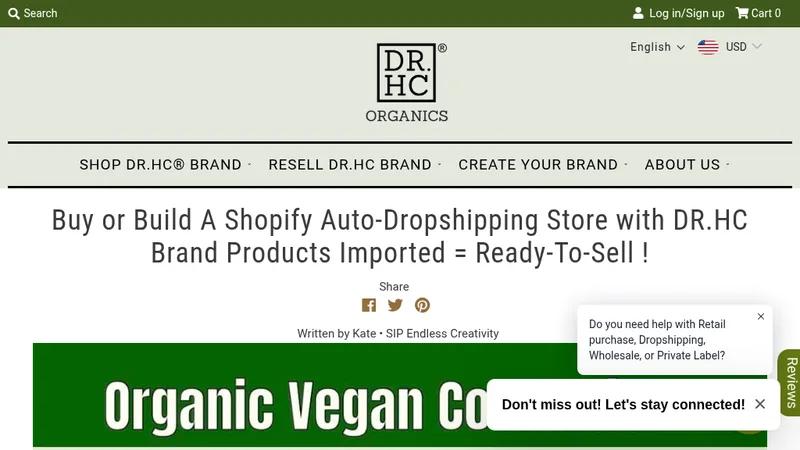 BUILD A COSMETIC DROPSHIPPING STORE