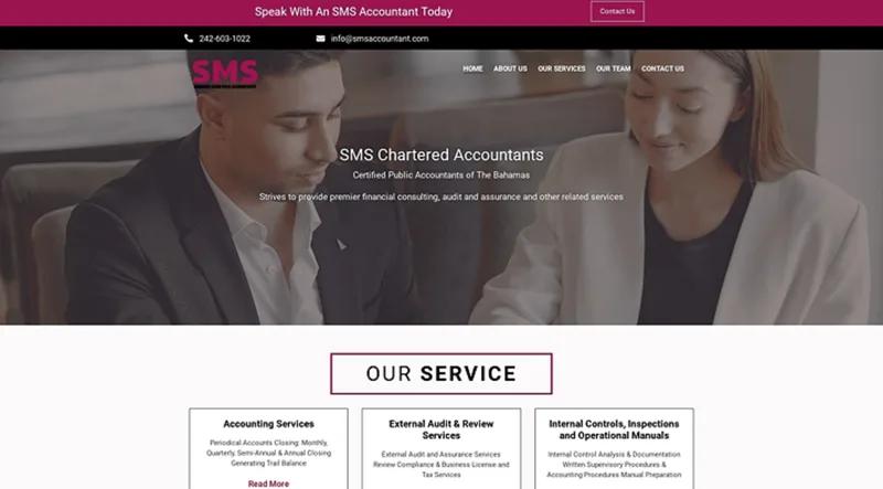 Bahamas CPAs - Shopify Website Design