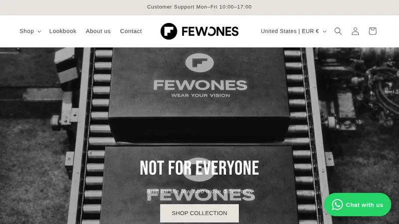 Webshop Few Ones