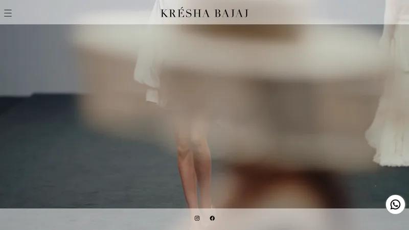 Krésha Bajaj Shopify Store