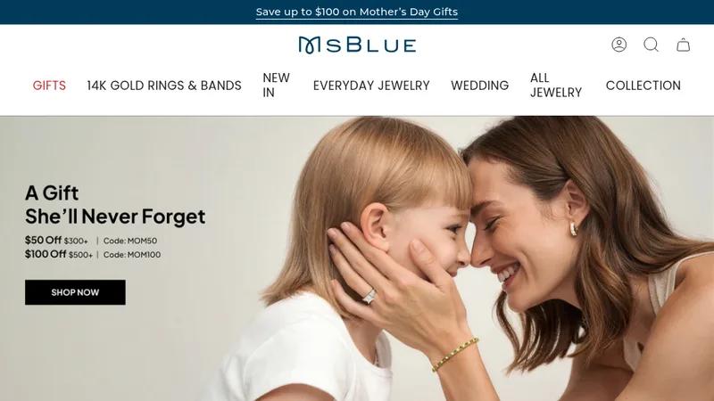 Shopify Optimization & PPC Strategy for Jewelry Brand MSBLUE