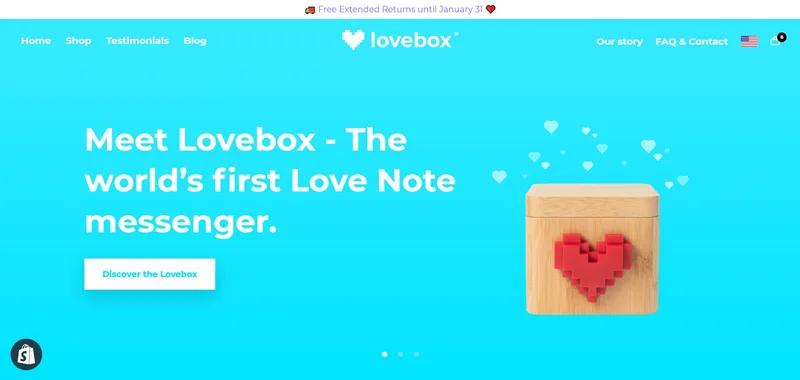 Conception d'un parcours d'achat personnalisé pour Lovebox