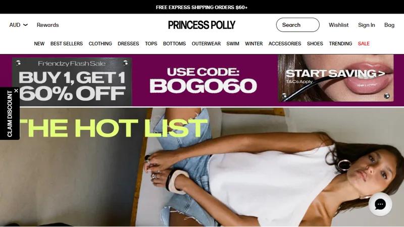 Conversion Rate Optimization for Princess Polly (Fashion & Apparel)