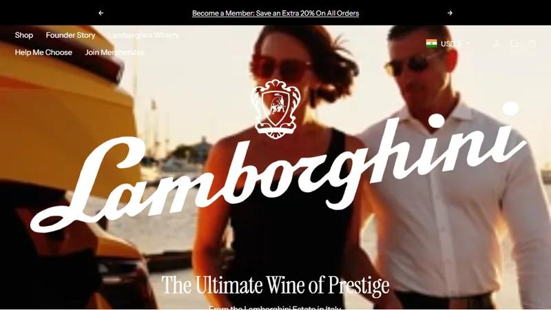 Wine By Lamborghini