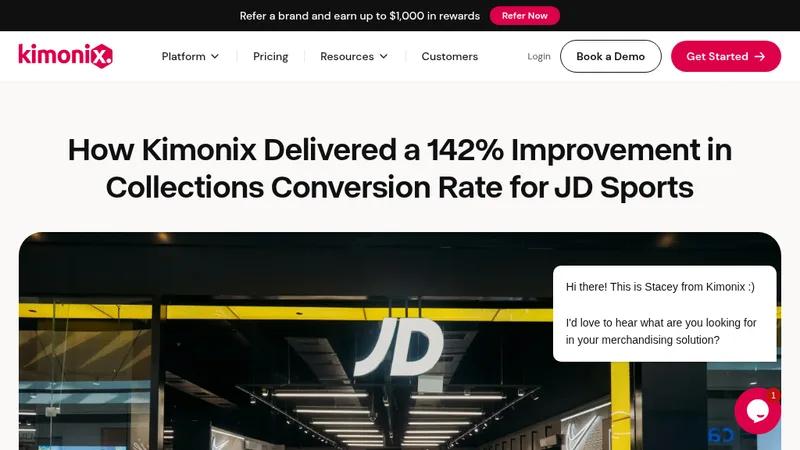 A 142% Improvement in Collections Conversion Rate | JD Sports