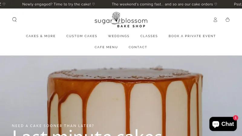 Sugarblossom Bake Shop's Transition to Shopify
