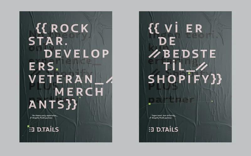 D.TAILS | Visual identity for a Danish eCommerce consulting agency